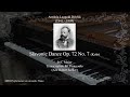 A.Dvořák: Slavonic Dance Op. 72 No. 7 in C Major (Kolo) Transcription for Piano solo