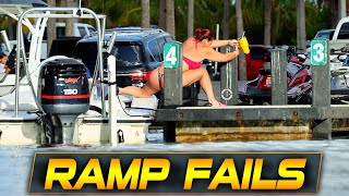 Girl Does Something CRAZY at the Miami Boat Ramp