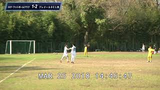 ダイジェスト版20180325第2回football park CUP（U-15）GEKOKUJO 田中電気グランド ロクFC VS プレジールSC入間