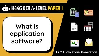 Application Software | 2.2a | OCR A-Level Computer Science