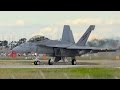 LOUD RAAF F/A-18 Super Hornet Takeoff & Landing ● Melbourne Airport Plane Spotting