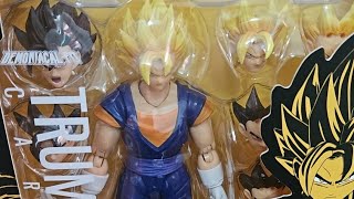 demoniacal Fit Veggito Trump card review, No sh figuarts dragon ball daima, dbz majin bu saga