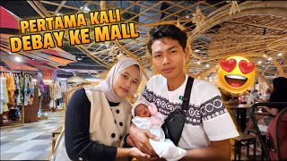 SAMPAI KEDINGINAN‼️PERTAMA KALI AJAK DEDE BAYI UMUR 20 HARI PERGI KE MALL