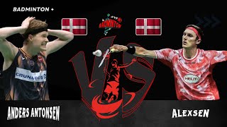 Anders Antonsen (DEN) vs  Viktor Axelsen (DEN) | China Master 2024 Badminton