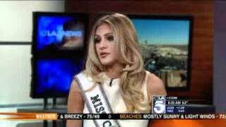 KTLA: The New Miss California 2012 , Natalie Pack