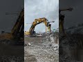 a rex m9300 largest demolition excavator in europe with a 12t hammer😨