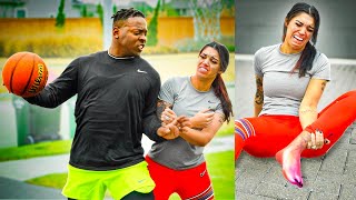 HUSBAND BREAKS WIFE ANKLES IN BASKETBALL, HE INSTANTLY REGRETS IT | The Prince Family