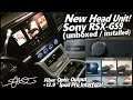 Awesome New Head Unit! Sony RSX-GS9 Unboxed & Installed + Ipad Pro Interface! Hi Res Optical Output