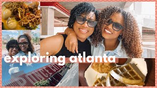 EXPLORING ATLANTA series | GA aquarium, ponce city market + blaze steak \u0026 seafood