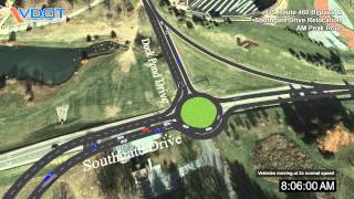 VDOT: US Route 460 Bypass and Southgate Drive Relocation Simulation