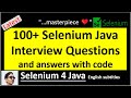 Selenium Java Interview Questions | Selenium Java Interview Questions For 3 Years Experience, 5Y, 2Y