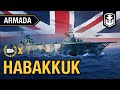 Armada. Aircraft carrier Habakkuk. World of Warships guide