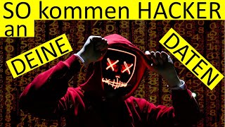 Wie HACKER an DEINE DATEN kommen | #Cybersicherheit