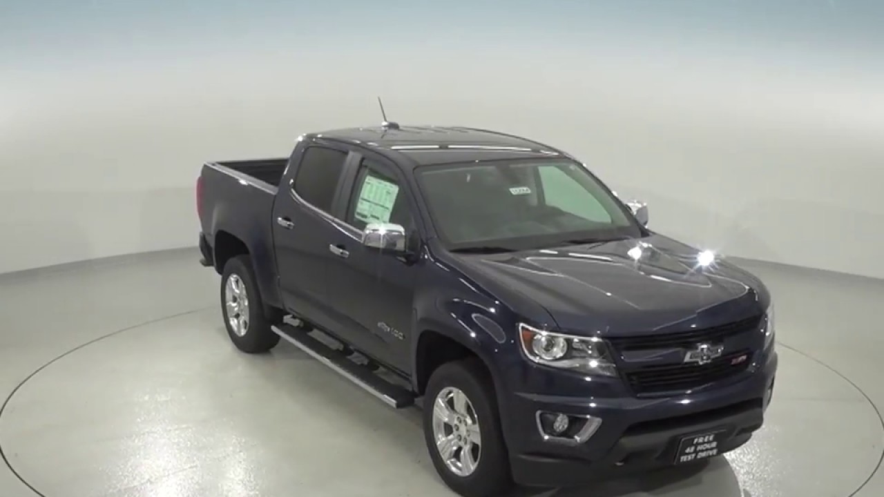 182064 - New, 2018, Chevrolet Colorado, Z71, 4WD, Blue, Crew, Test ...