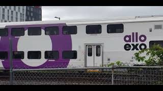 TRAINS The New Look of EXO CRRC Coaches and Cab Car in Montreal