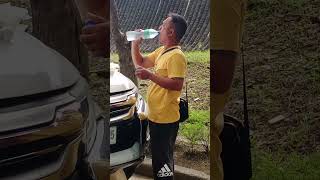 Tibay mo naman Dyan ka pa Kumain sa police Car #shortvideo #youtubeshort