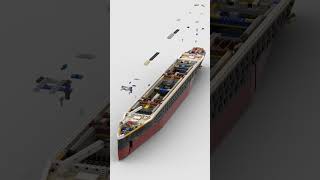 Lego Titanic ⚓ Satisfying Building Animation #shorts #speedbuild
