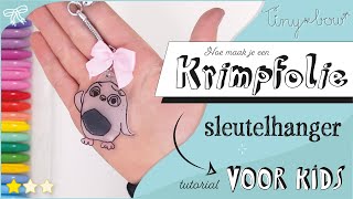 Hoe maak je een sleutelhanger van krimpfolie - Tiny Bow