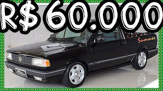 R$ 60.000 PASTORE Volkswagen Saveiro Summer 1997 Preto Universal aro 14 MT5 FWD 1.8i AP 98 cv VW