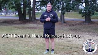 ACFT Event 3: Hand-Release Push-up
