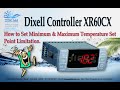 Dixell - Change temperature limits and setpoint xr60cx r #coldroom #hvac