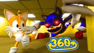 Sonic.EXE eat Tails POV Backrooms Animation 360°