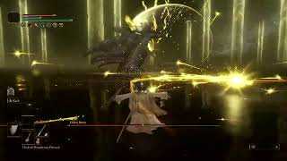 Elden Ring: How to easily survive Elden Beast's Chasing Stars even at lvl 1: just tank it all (yes)