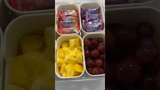 Fruity Snack Box 🍏🍇 #asmr #snackbox #candy #restock #satisfying #fruit #viral #shorts #fyp #snacks