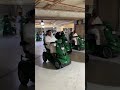 Saih between Safaa and Marwa in electric scooters. MashaAllah.