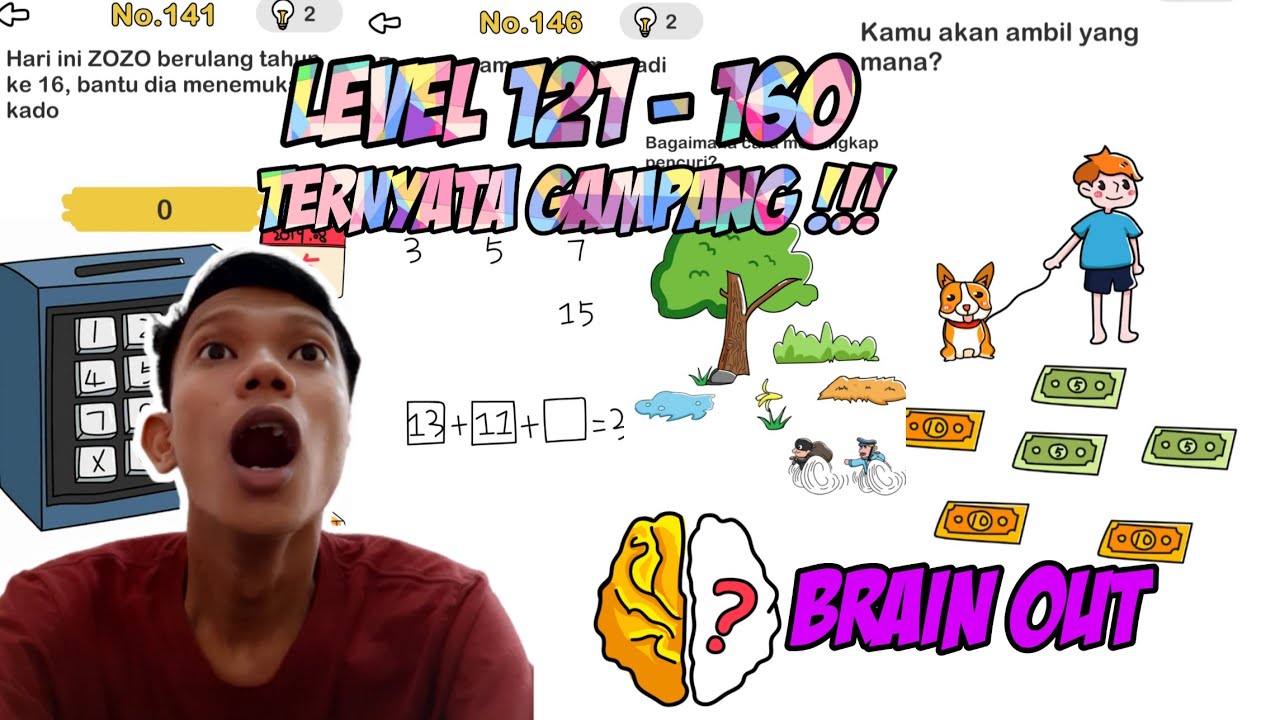 Brain Out Level 121 - 160, Ternyata Gampang 5 Menit Aja Selesai ...