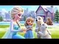 elsa and daughter’s magical polar bear adventure winter exploration with songs and fun