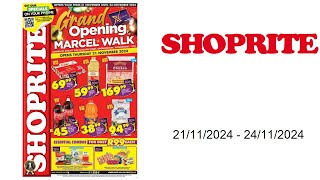 Shoprite specials - 21/11/2024 - 24/11/2024 - Marcel Walk Grand Opening