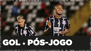 Corinthians 1 x 1 Botafogo-SP - Gol e pós-jogo
