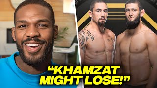 Fighters PREDICT Khamzat Chimaev VS Robert Whittaker UFC FIGHT!