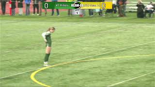 Hiller Varsity Girls Soccer Playoffs vs Newton North: November 8, 2024