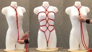 Bondage Rope Dress Shibari Restraint Step by Step Tutorial | Pulse and Cocktails