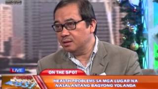 GMB: Panayam kay Dr. Tony Leachon tungkol sa health problems sa mga lugar na binagyo ni Yolanda