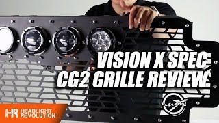 Vision X Stainless Ford Super Duty Grille for CG2 LED Lights - Review