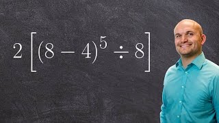 Simplifying an expression with parenthesis and brackets