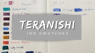 Teranishi Ink Swatches