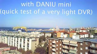 Quick test of Daniu very light camera and DVR (from banggood)