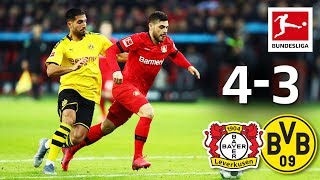 Leverkusen vs. Borussia Dortmund I 4-3 I Can's Debut Wonder Goal & Bayer's Great Comeback