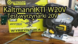 Wyrzynarka 20V Kaltmann KTI-W20V Test akumulatorowej wyrzynarki