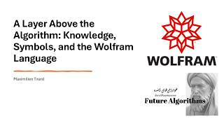 Future Algorithms 2026 - Session 4 - Mathematica tutorial