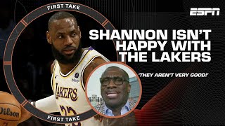 Shannon CONCERNED about the Lakers 'RIGHT NOW, THEY AREN'T VERY GOOD!' 👀 | First Take