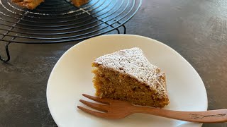 超簡単、甘さ控えめにんじんケーキ 🥕/ Carrot cake