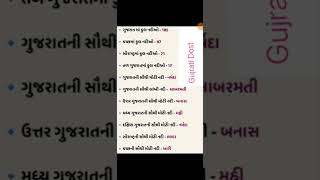 ગુજરાત ની નદીઓ - #ભૂગોળ #ગુજરાત #gujarat #river #gpac #gujarat