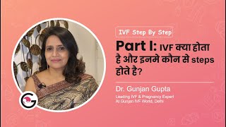 IVF क्या होता है और इनमे कौन कौन से steps होते है ? | IVF Step By Step in Hindi | Dr Gunjan Gupta