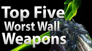 TOP 5 Worst Wall Weapons in 'Call of Duty Zombies' - Black Ops 2, Black Ops & WAW