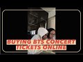 Buying BTS concert tickets online